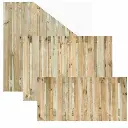 Grenen tuinscherm Enschede grenen de vier keien.webp