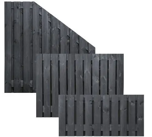 Tuinscherm met afloop de vier keien.webp