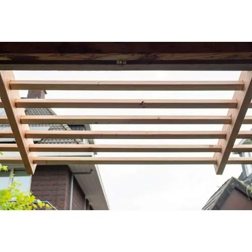 grenen regel in de tuin de vier keien.webp