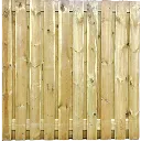 schutting groen geimpregneerd grenen de vier keien voorbeeld planken.webp