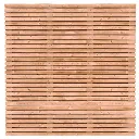 Tuinscherm Fez Red Class Wood 63-planks (59 + 4)  de vier keien.webp