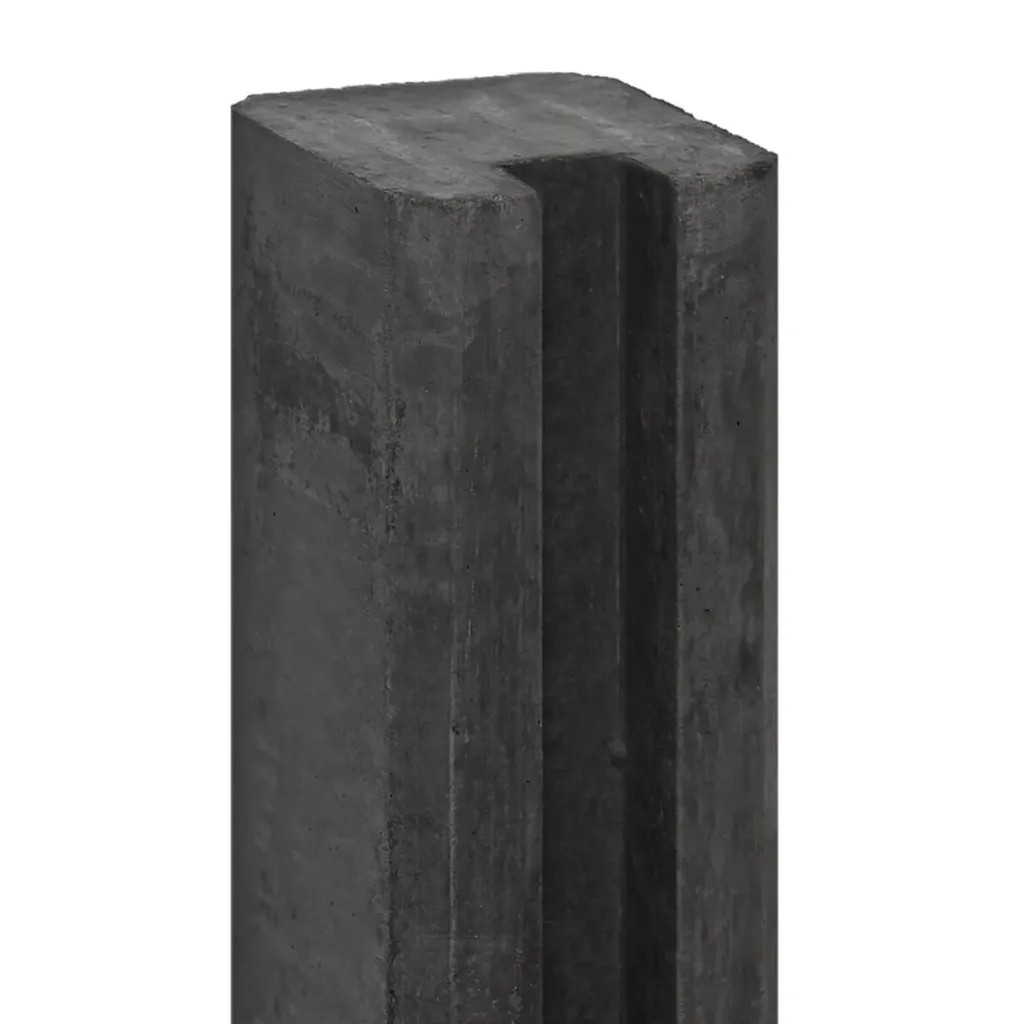 eindpaal antraciet de vier keien sleufpaal.webp