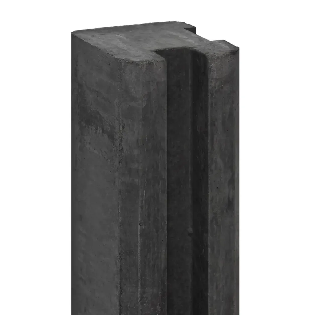 hoekpaal antraciet de vier keien beton.webp