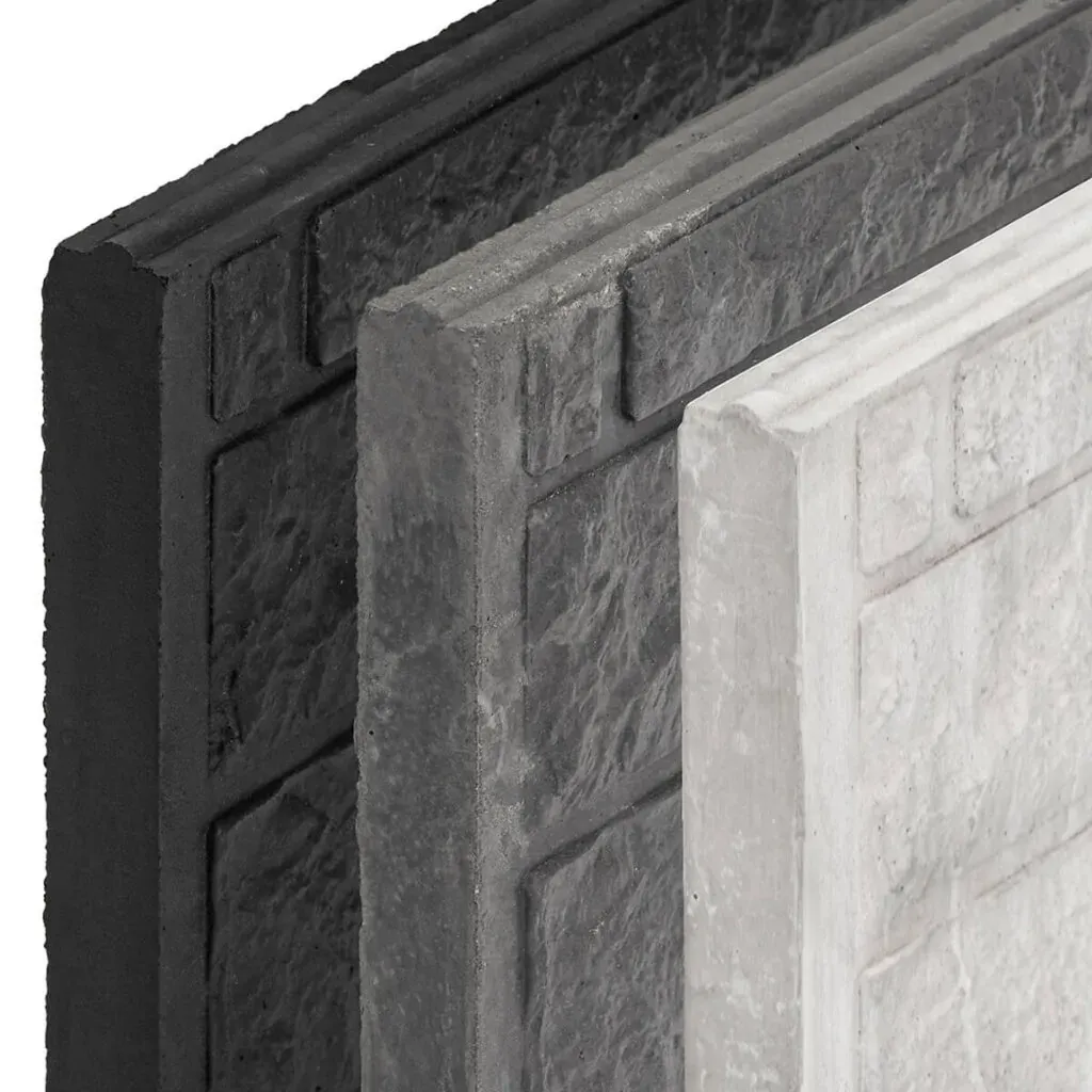 drie kleuren betononderplaat de vier keien rotsmotief.webp