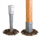 Paalpunt vierkant in de modder de vier keien.webp