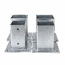 Paalhouder Paalvoet vierkant de vier keien.webp