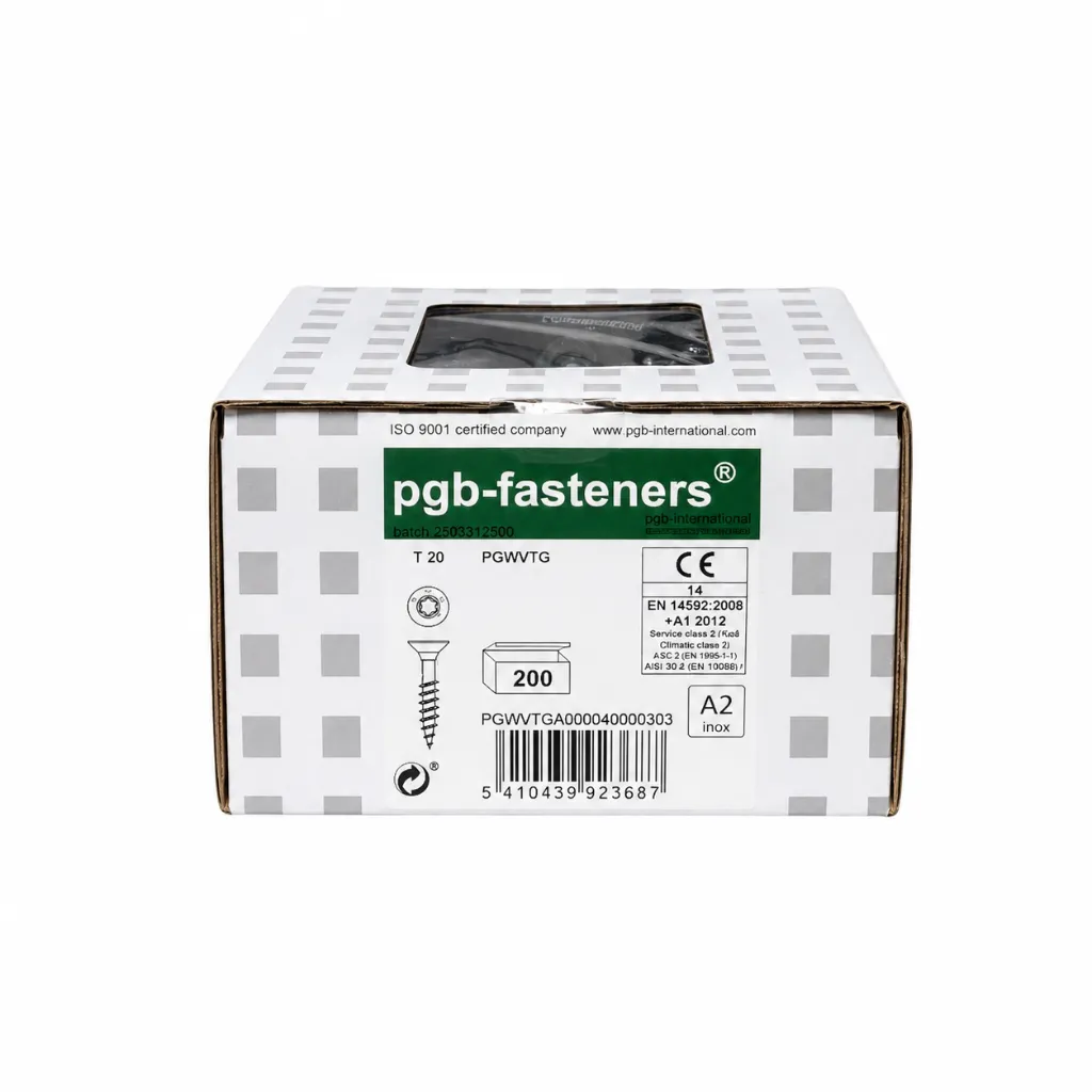 Schroef RVS doos de vier keien 200 st.webp