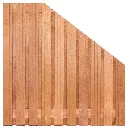 Verloop dronten hardhout de vier keien tuinscherm schutting scherm.webp