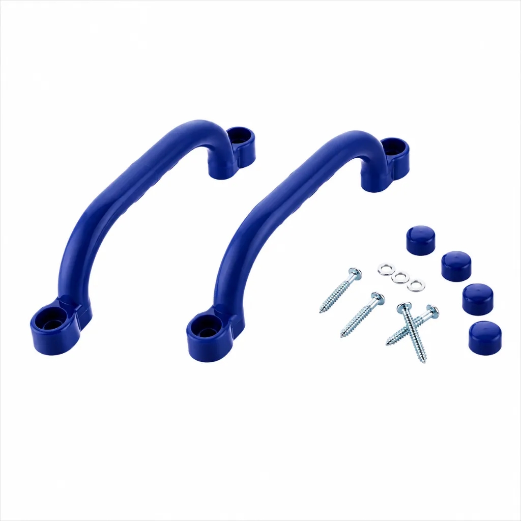 Blauwe handgreep de vier keien kunststof.webp