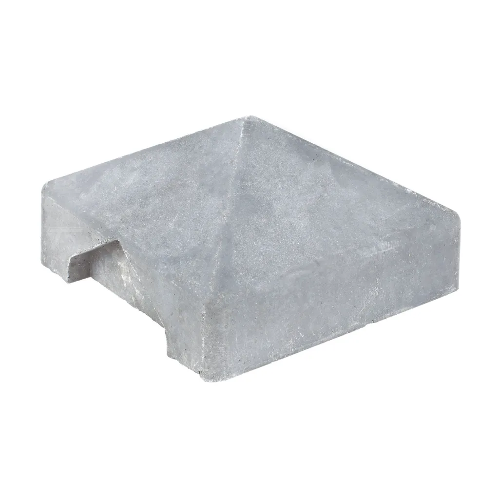 Afdekpet wit grijs piramide beton de vier keien.webp