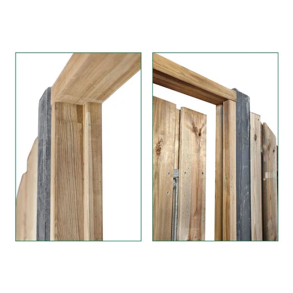 Kozijn TBV schuttingdeur (Groen geimpregneerd, Grenen)