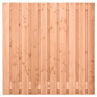 Tuinscherm Zwarte woud Douglas 21 (19 + 2) planks (180 x 180 cm)