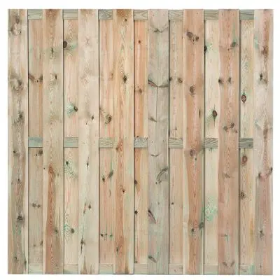 Tuinscherm Maastricht grenen 18-planks (15 + 3)