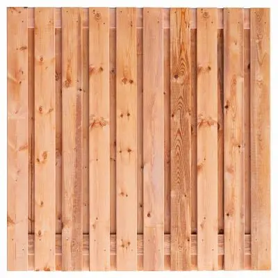 Tuinscherm Casablanca Red Class Wood 21-planks (19 + 2)  (180 x 180 cm)