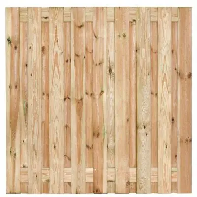 Tuinscherm Vasse grenen groen geïmpregneerd 19-planks (17 + 2)  (180 x 180 cm)