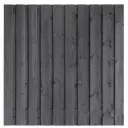 Tuinscherm Hengelo grenen zwart gedompeld 21-planks (19 + 2) 