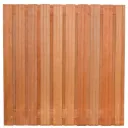 Tuinscherm Dronten hardhout kunstmatig gedroogd 21-planks (19 + 2) 
