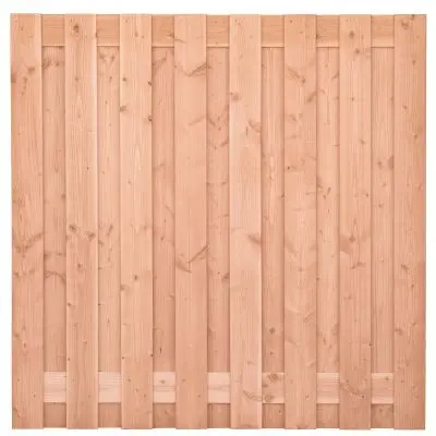 Tuinscherm Zillertal Douglas, geschaafd, 17-planks (15 + 2) 