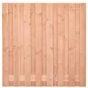Tuinscherm Zillertal Douglas, geschaafd, 17-planks (15 + 2) 