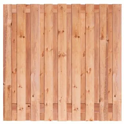 [P022287] Tuinscherm Tanger Red Class Wood, 19-planks (17 + 2) 