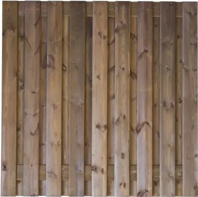 Tuinscherm Nobifix Grenen, 19-planks (17 + 2)