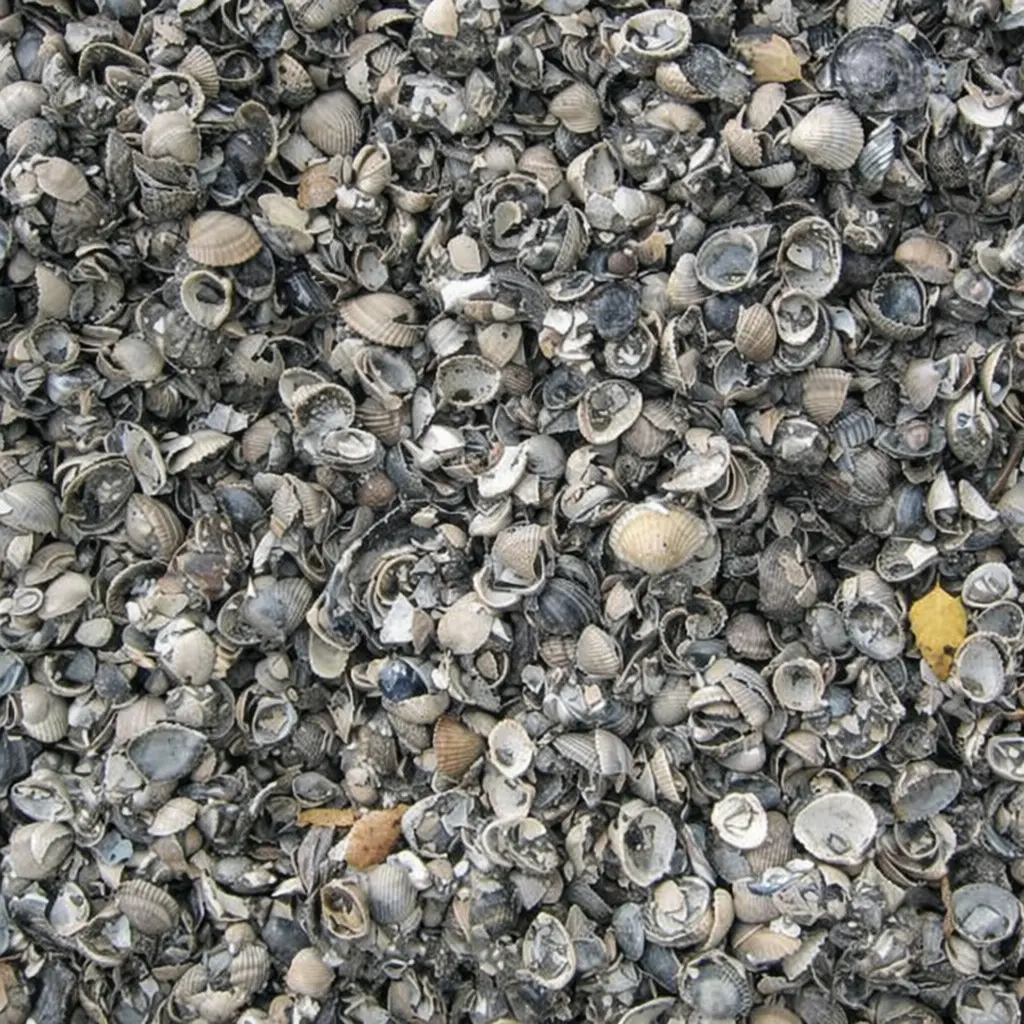 Bigbag klei schelpen