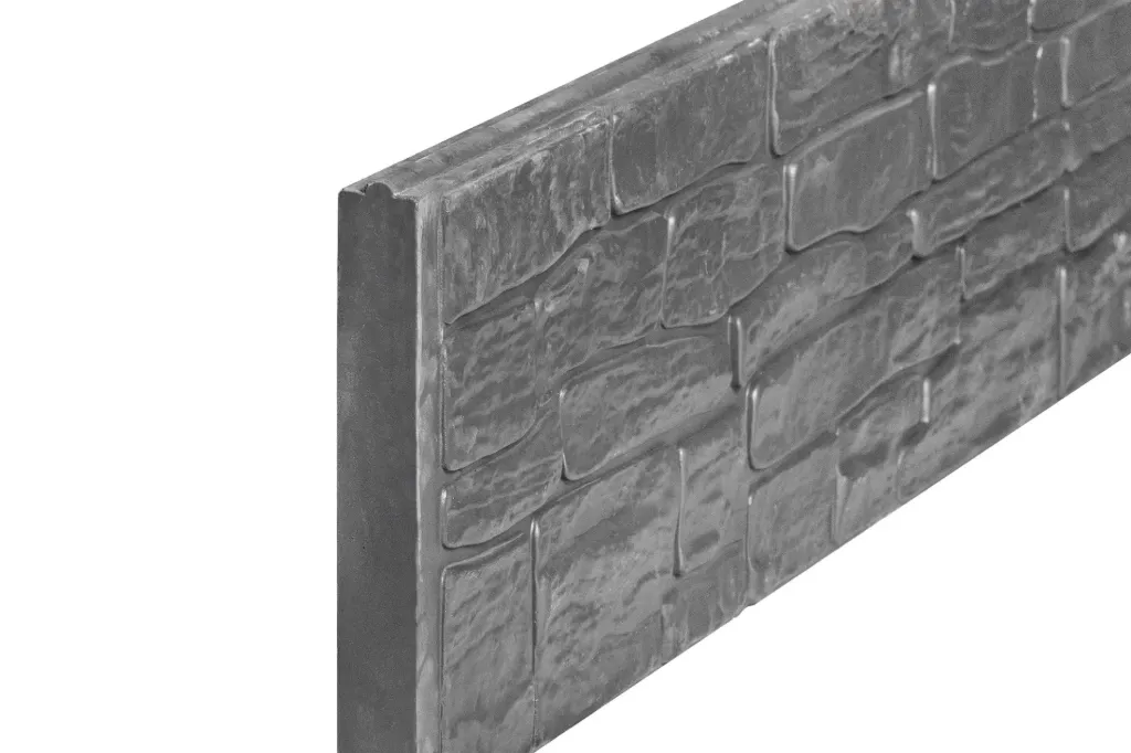 Beton onderplaat Nostalgiemotief 26x184 (Antraciet)