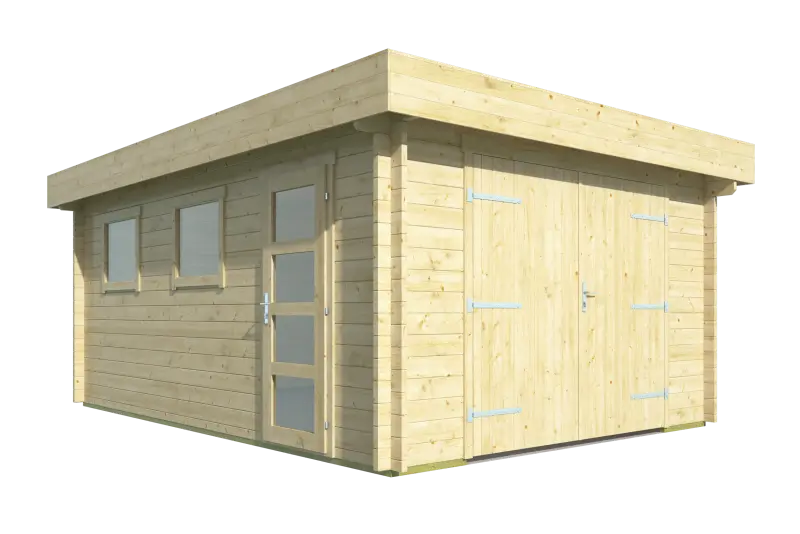 [P016434] Garage Marketta 44 mm (Groen geimpregneerd)