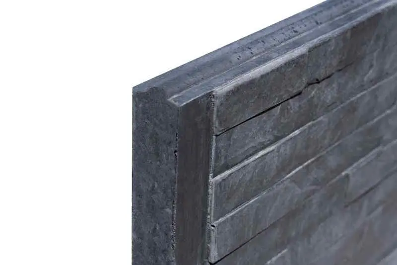 Beton onderplaat Rabat-houtmotief 26x184 (Antraciet)