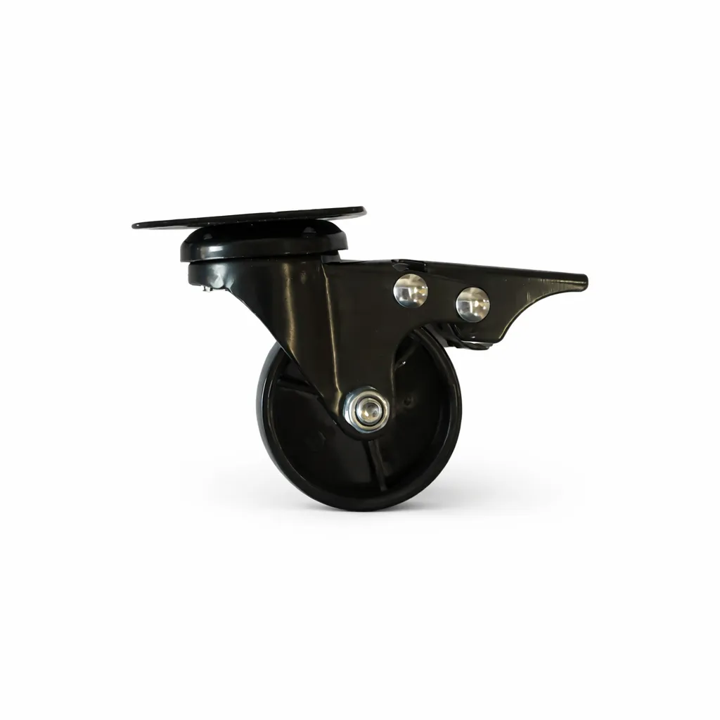 Zwenkwiel 50mm met rem