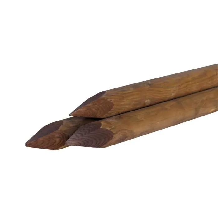 [1003678] Paal rond Ø8 - 200 cm gefreesd Nobifix