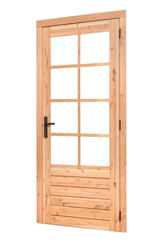 Douglas enkele glas deur dubbelglas 8-ruits B1100xH2150mm buitenmaat