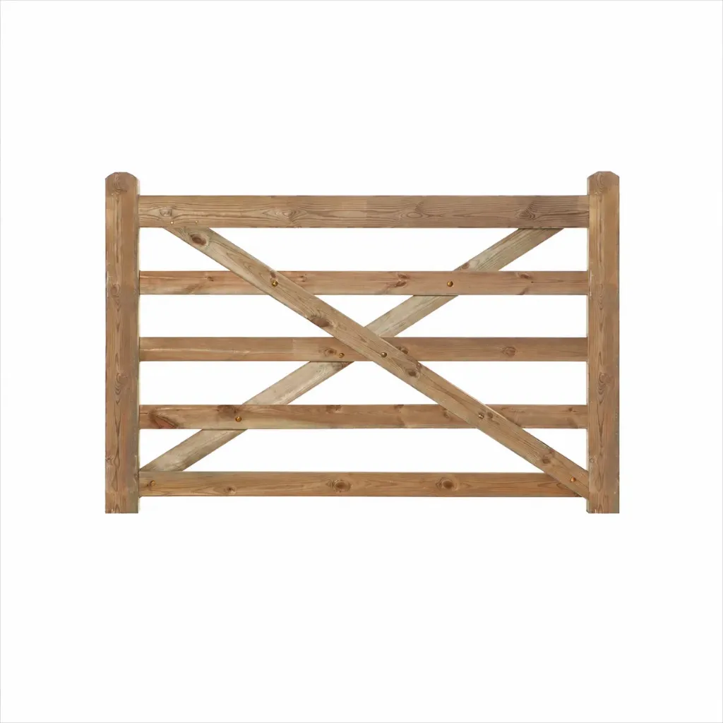 [P021377] Rustiek tuinhek grenen groen geïmpregneerd 120 x 180 x 4,0 cm
