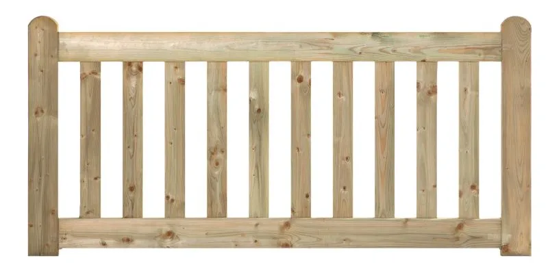 Tuinhek grenen groen geïmpregneerd De Luxe