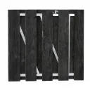 Tuinpoort zwarte planken