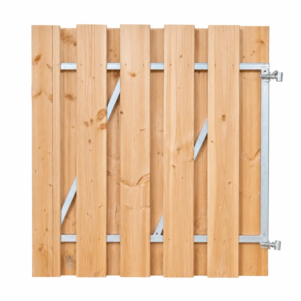Tuinpoort Douglas 100 cm breed (90 cm, Verzinkt frame)