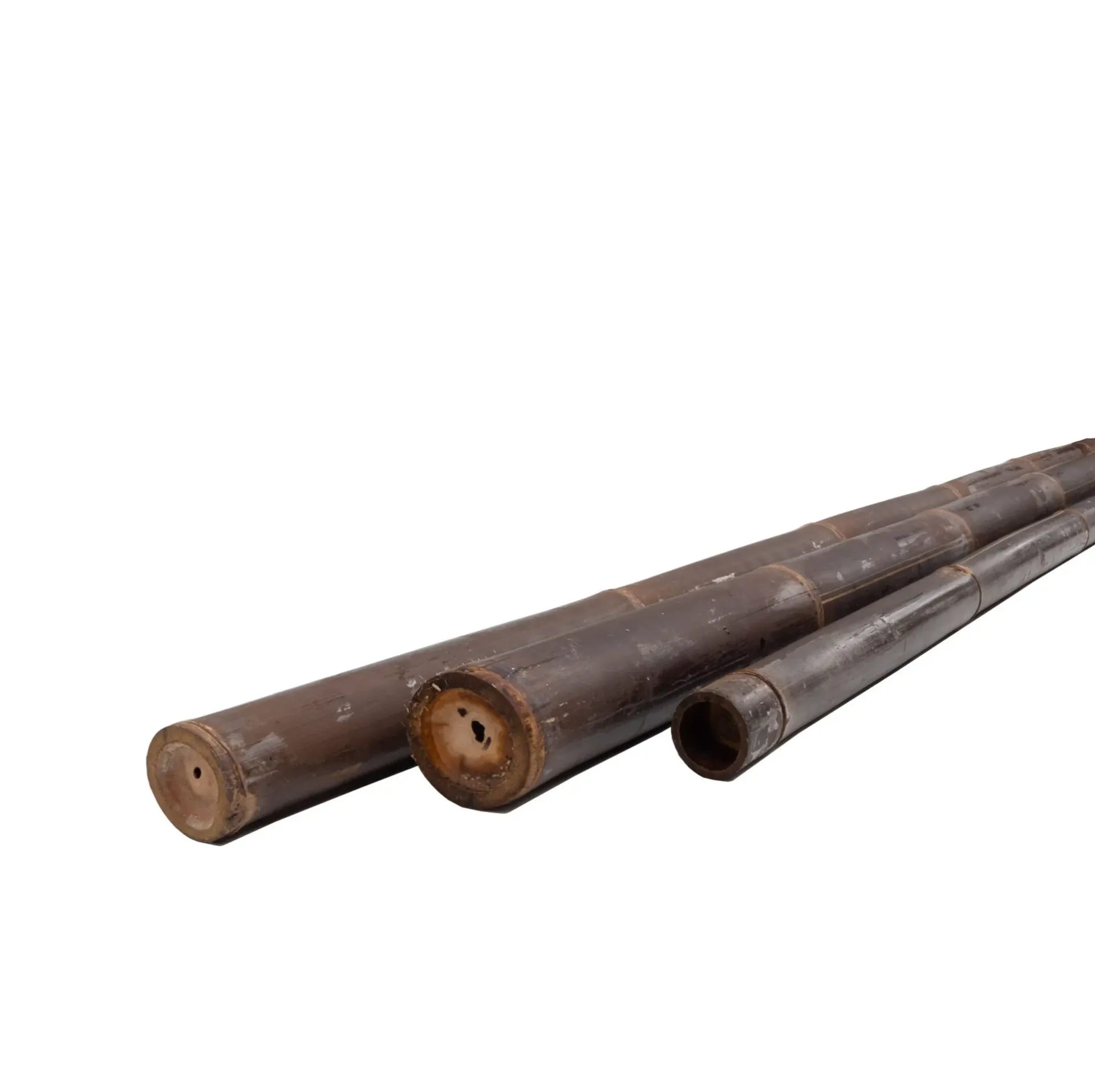Bamboepaal zwart 240 cm Ø4-5 cm