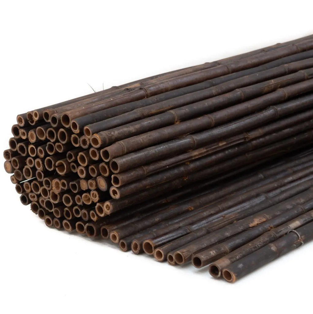 Bamboerolscherm zwart 180 cm (100 cm)