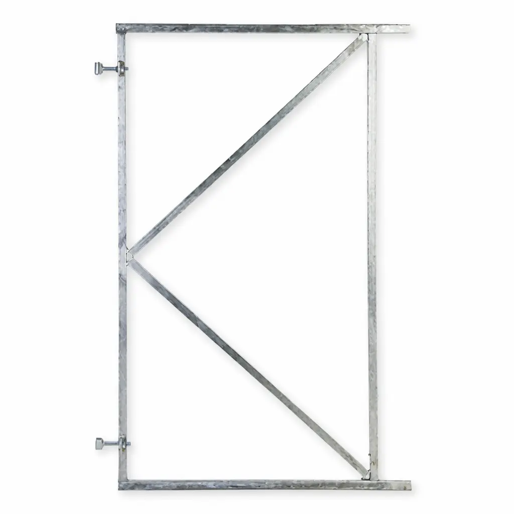 Deurframe (wit verzinkt) (90 cm met 20cm uiteinde)
