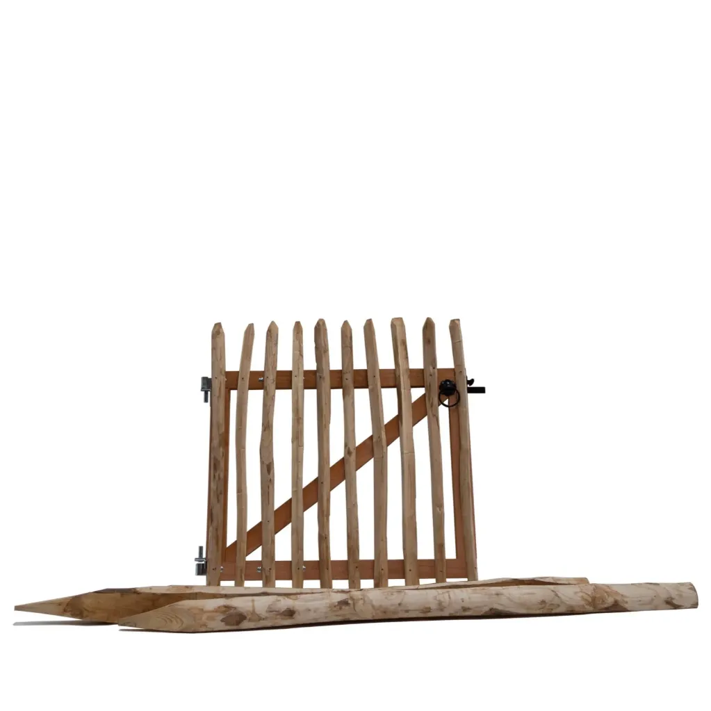 Kastanjehouten poort 120 x 120 cm