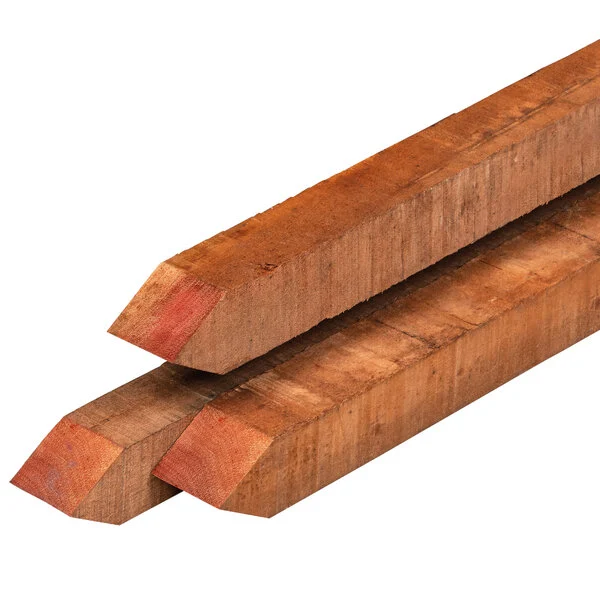 Hardhout Piket 5x5 100 cm