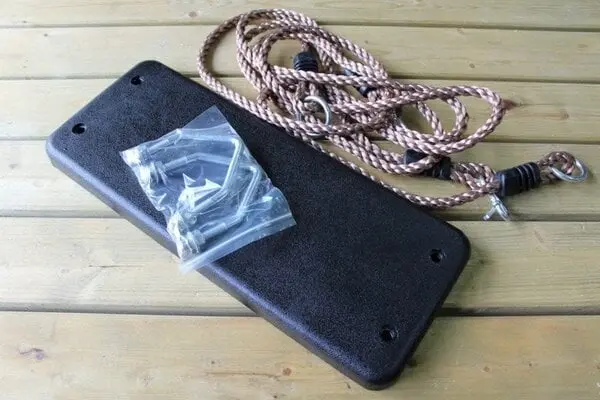Rubber schommel zwart