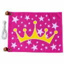 Speeltoestel vlag 45x55 cm Prinses (OP=OP)
