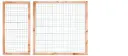 Gaaspaneel met kader robuust 45x70 Maaswijdte: 7,5x7,5cm Douglas