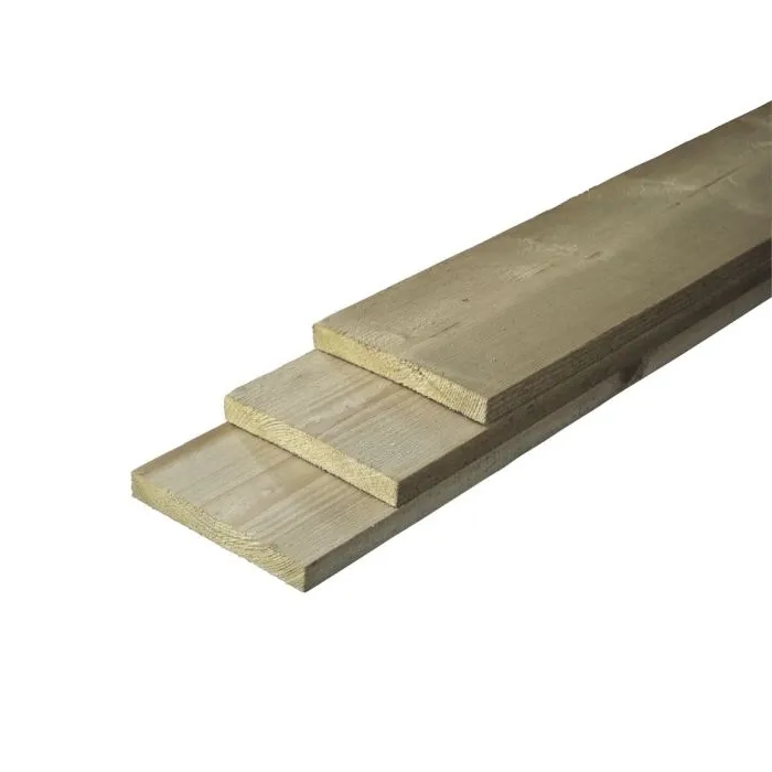 Geïmpregneerde plank grenen 2x20 cm