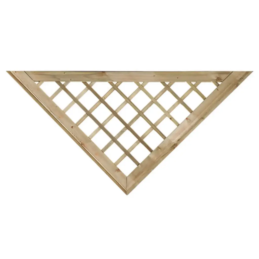 Grenen geïmpregneerd inzet kader 160x80 cm (Voor recht scherm)