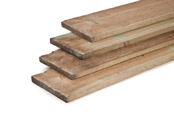 3x20 Grenen plank