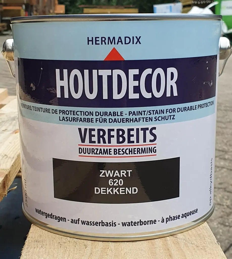 Verf beits 2500 ML (620 zwart)