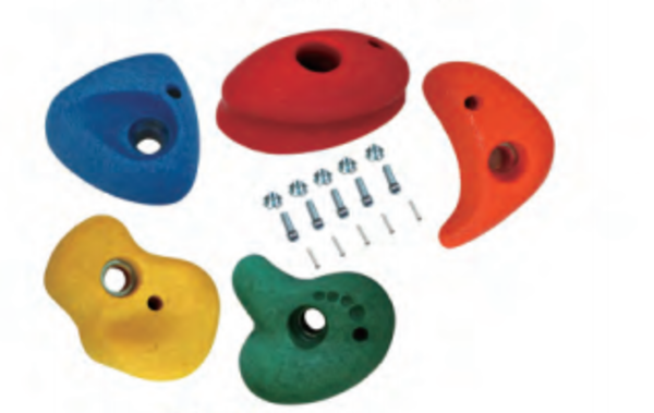 Klimstenen set , 5 stuks (Groot (ong 12cm))