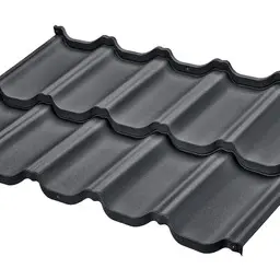 Mat antraciet Dakpanplaat "Venetie"